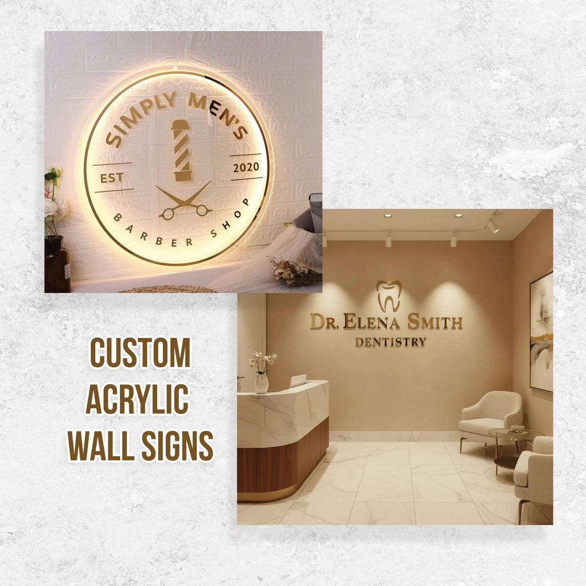 Acrylic and Dimensional Signs